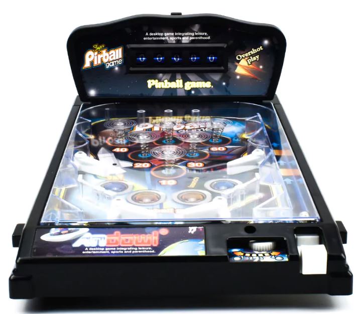 Επιτραπέζιο Arcade Παιχνίδι Φλιπεράκι Andowl - Με Φωτάκια και Ήχους - Για Όλη την Οικογένεια - Μαύρο - Q-YX30
